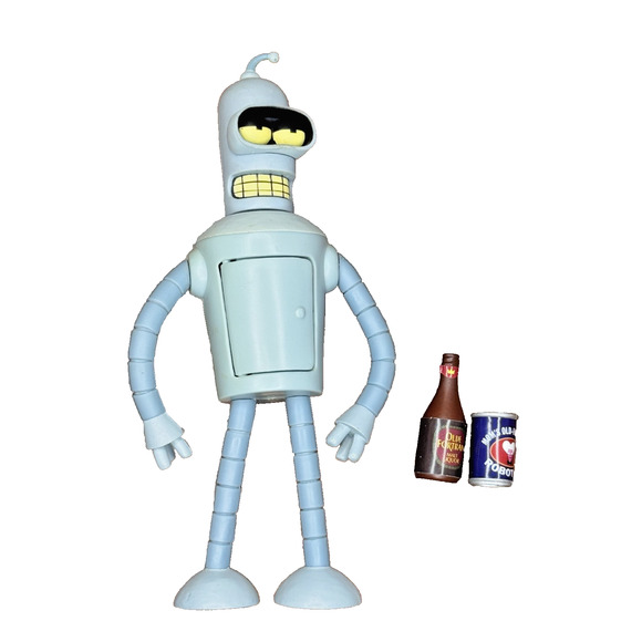 Futurama Bender build-a-bot robot devil ( Toynami ) 2008 6  Toynami Futurama Bender 2008 Loose Action Figure NO ROBOT DEVIL BAF RARE HTF